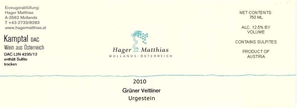 Grüner Veltliner Urgestein