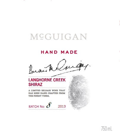 Hand Made Langhorne Creek Shiraz