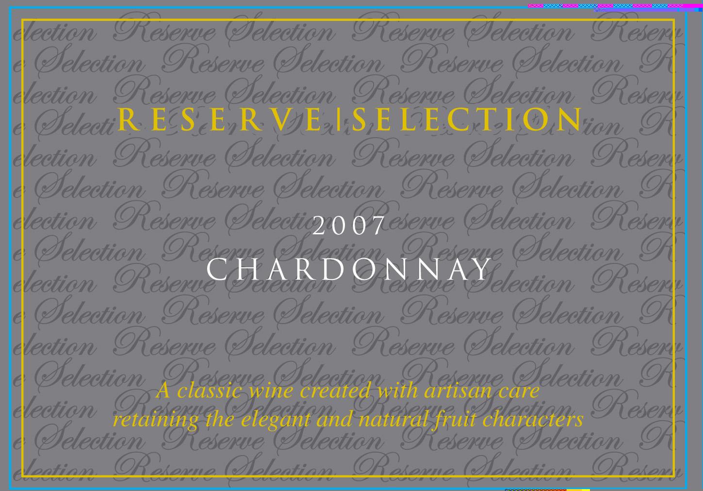 Reserve Selection Chardonnay