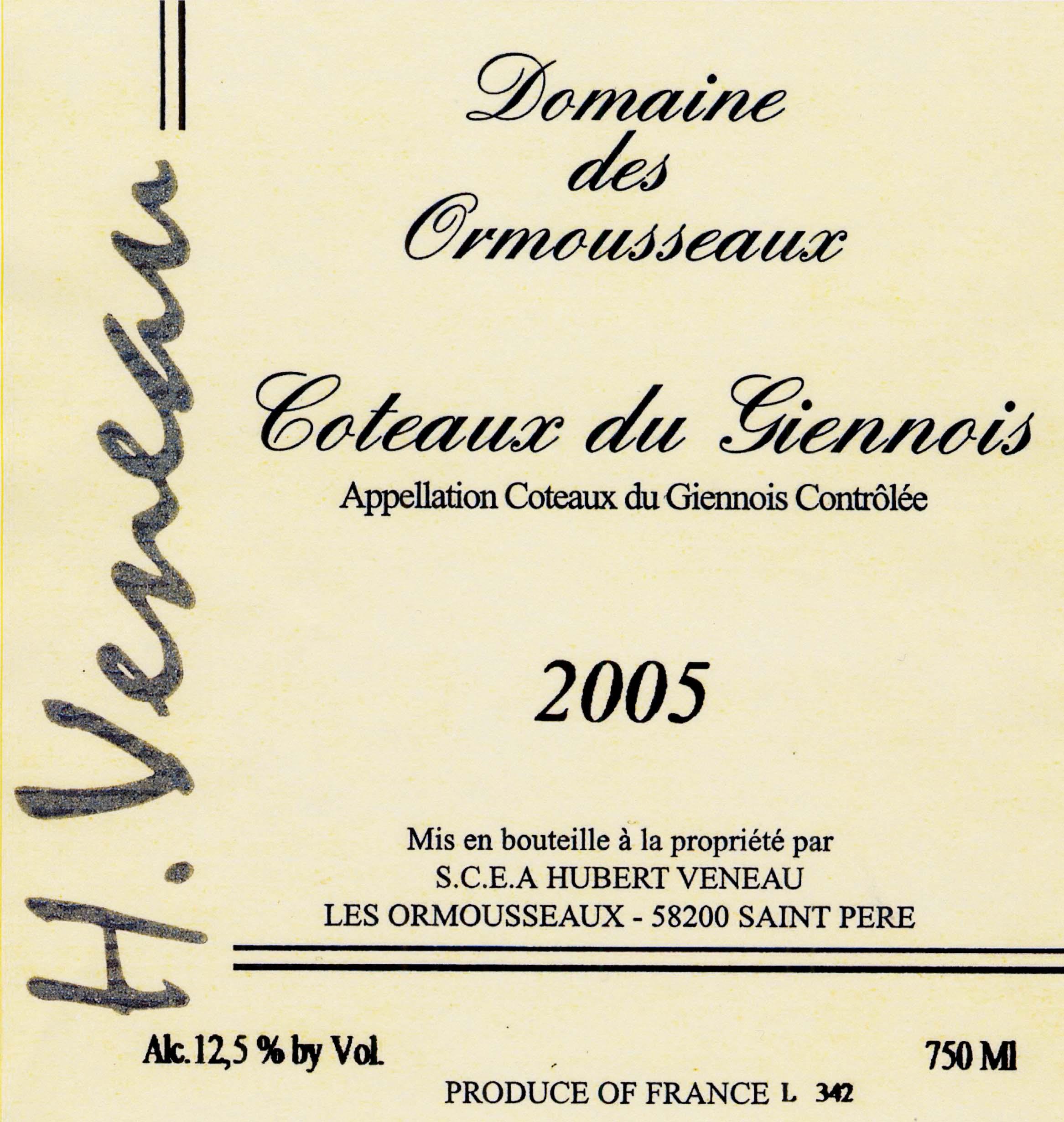 Domaine Des Ormousseaux