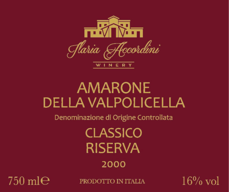 Amarone Della Valpolicella Classico Riserva