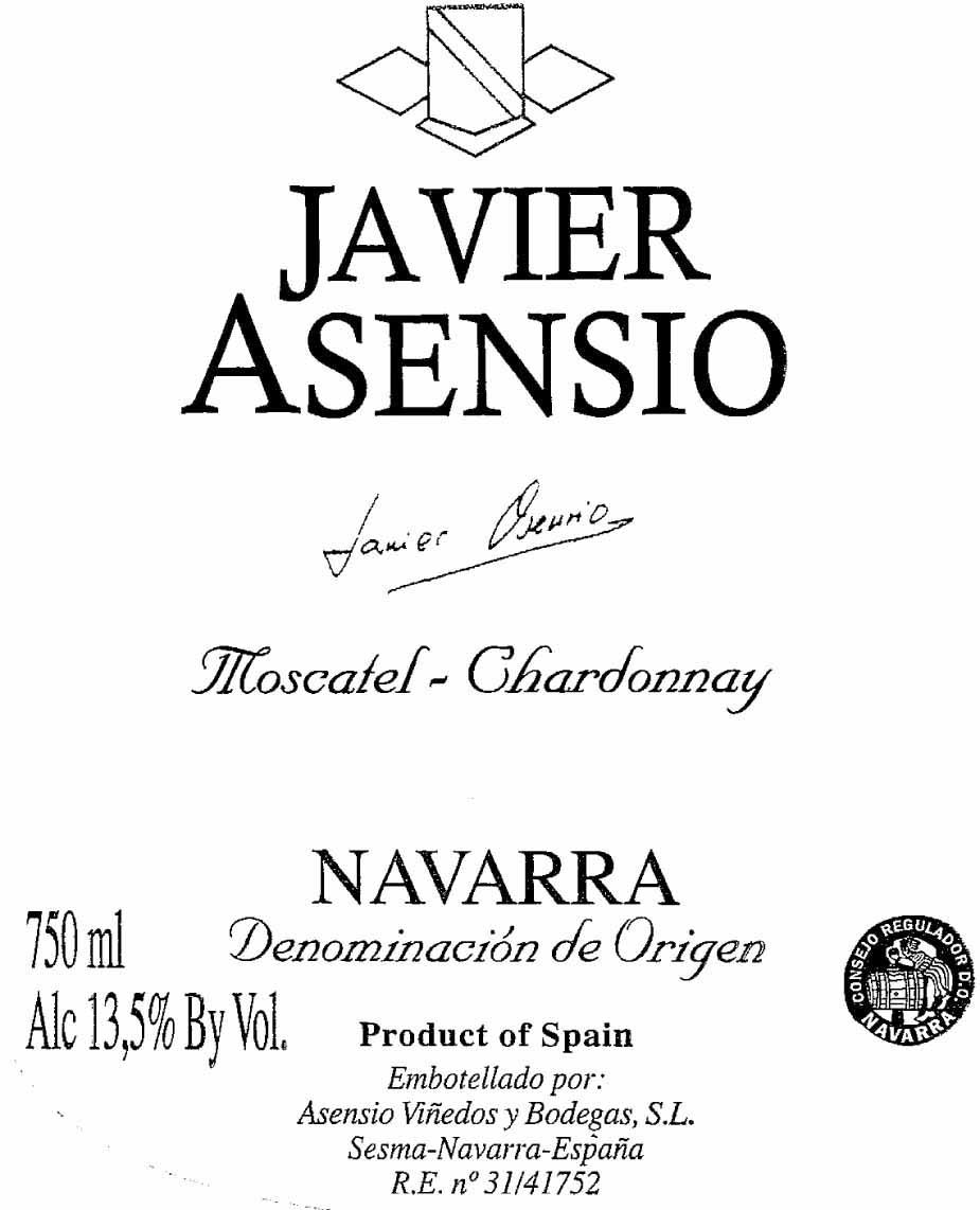 Javier Asensio White Wine