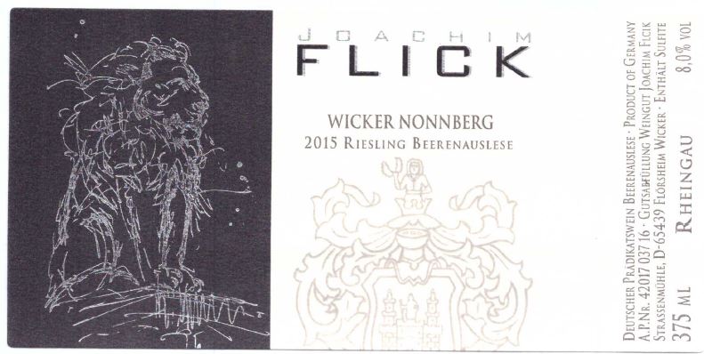 Wicker Nonnberg Riesling Beerenauslese