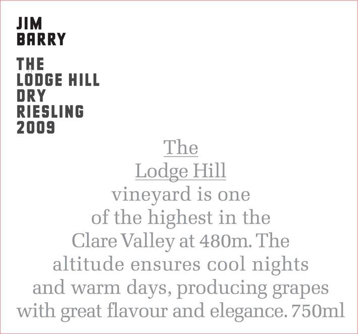 The Lodge Hill Dry Riesling