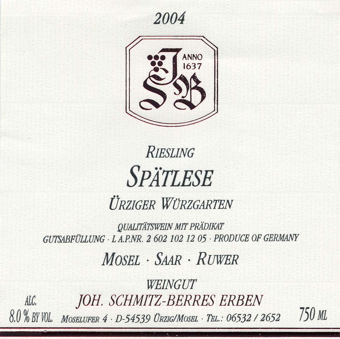 Riesling Spätlese