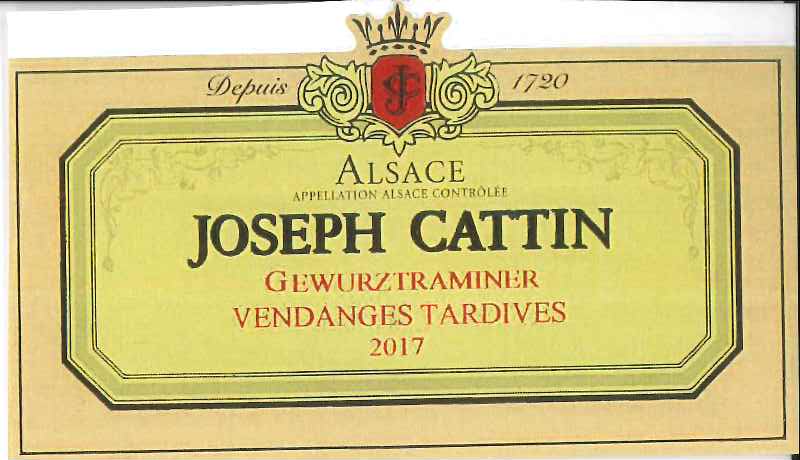 Vendanges Tardives Gewurztraminer