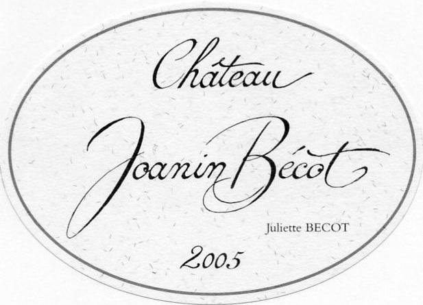 Joanin Bécot Red Bordeaux