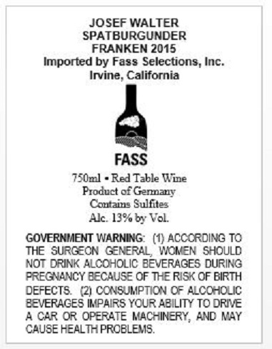 Spatburgunder Franken