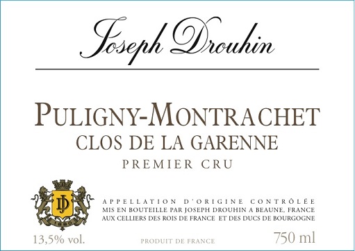 Puligny-Montrachet Clos De La Garenne Premier Cru