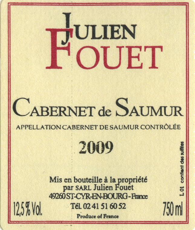 Cabernet De Saumur Rose Loire Wine