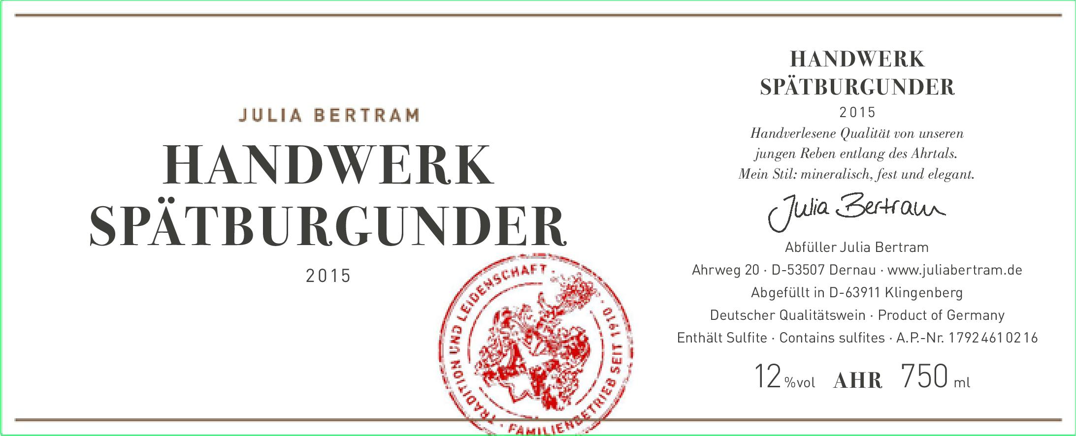 Cna Notliv Handwerk Spätburgunder