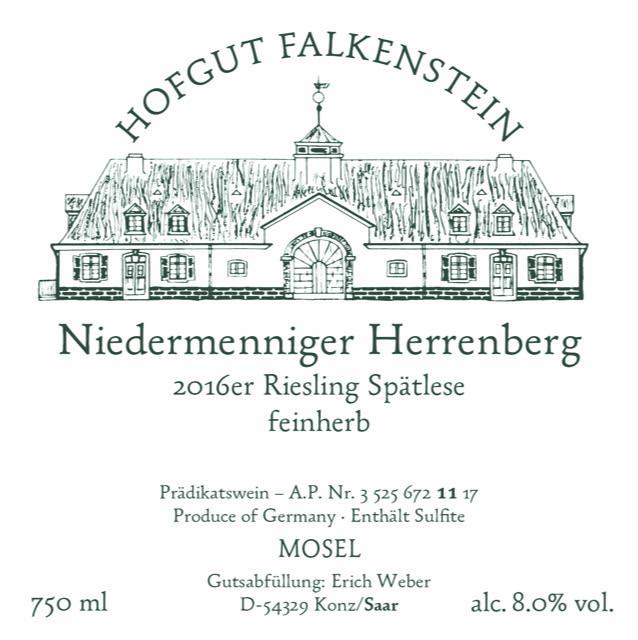 Niedermenniger Herrenberg Spatlese Feinherb