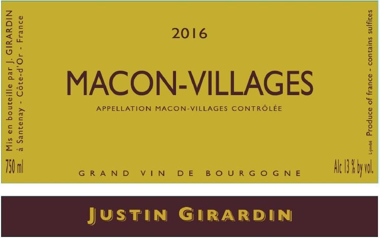 Justin Girardin White Wine