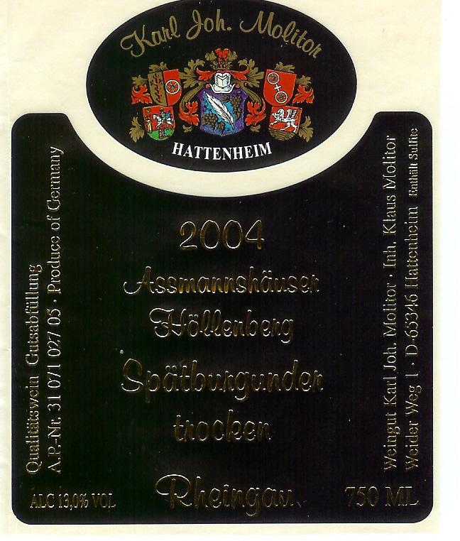 Assmannshäuser Höllenberg Spätburgunder Trocken