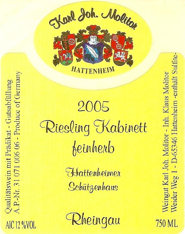 Riesling Kabinett Feinherb