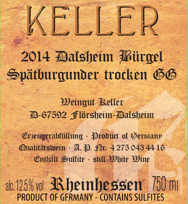 Dalsheim Bürgel Spätburgunder