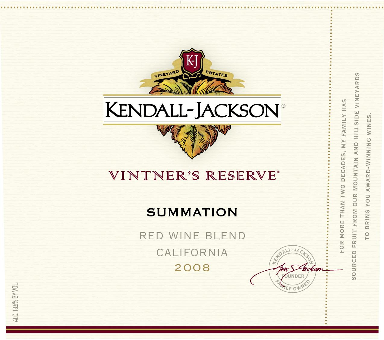 Vintner's Reserve Summation