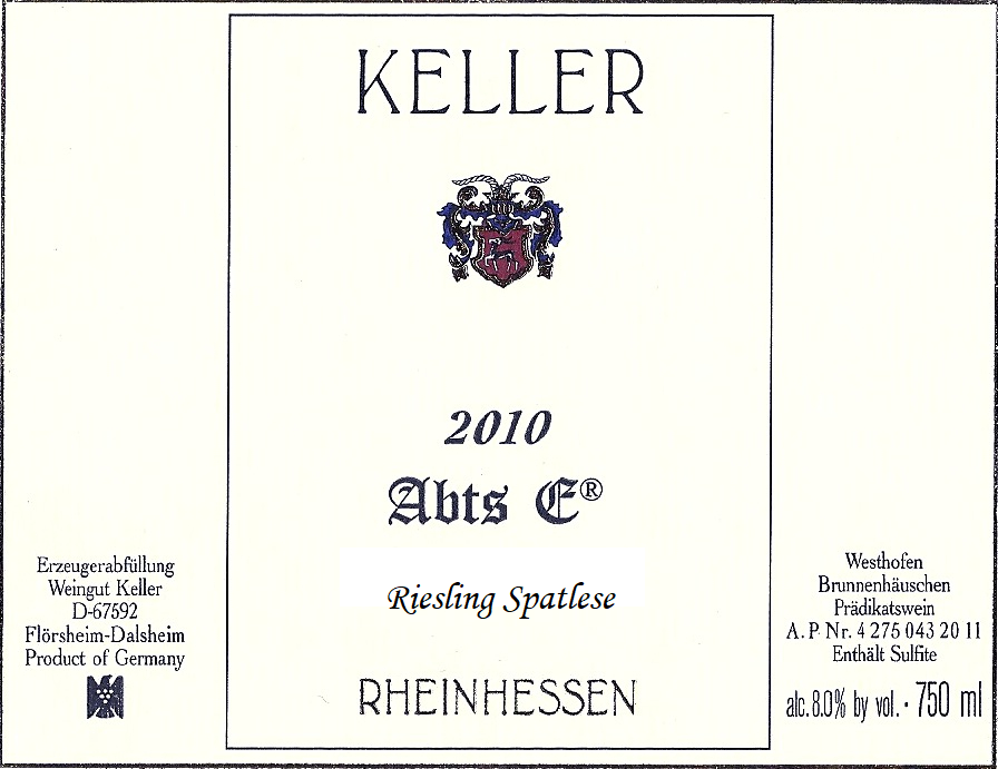 Abts Eⓡ Riesling Spatlese