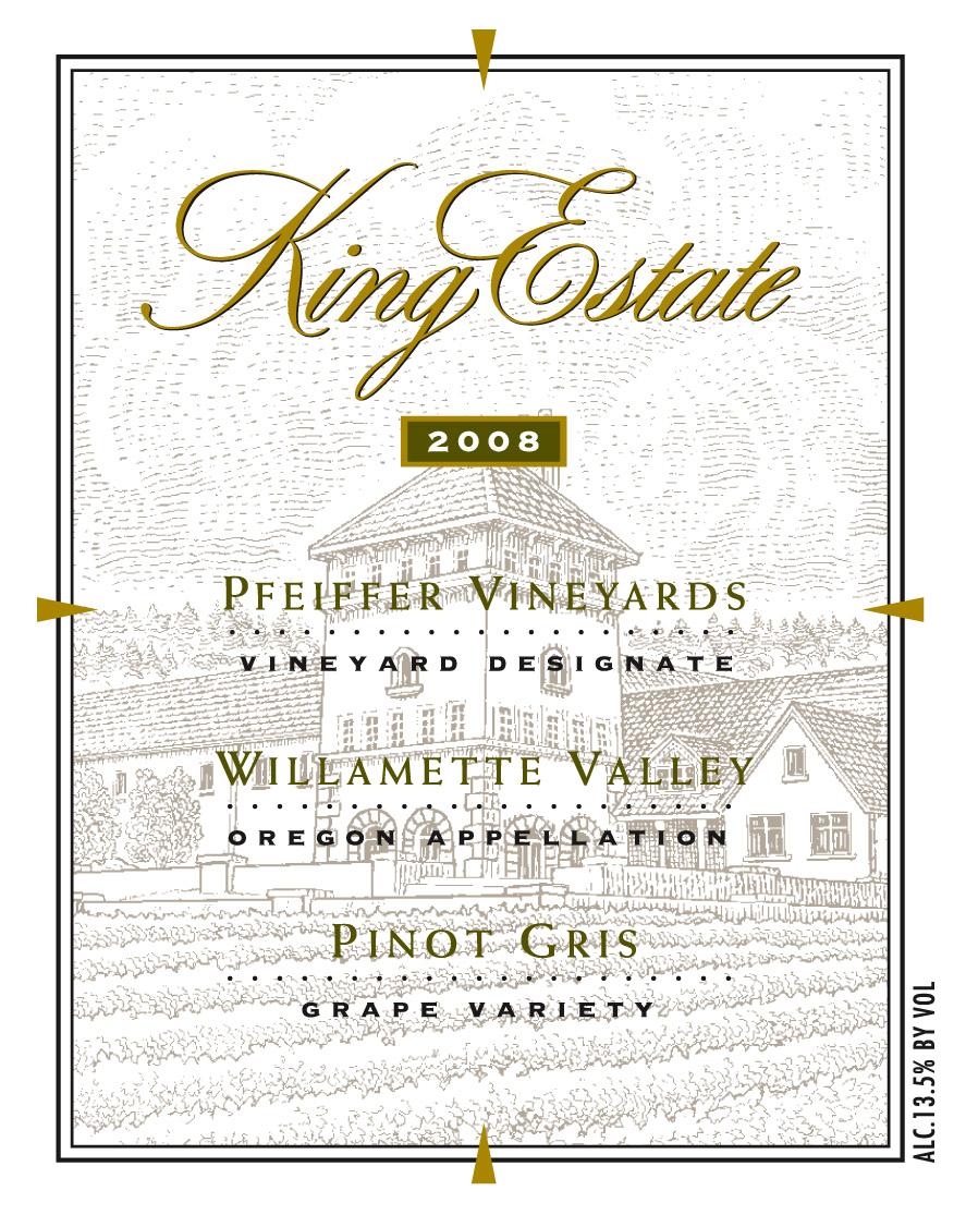 Amum F King Estate Pfeiffer Vineyards Thummer Vineyard Designate Pinot Gris