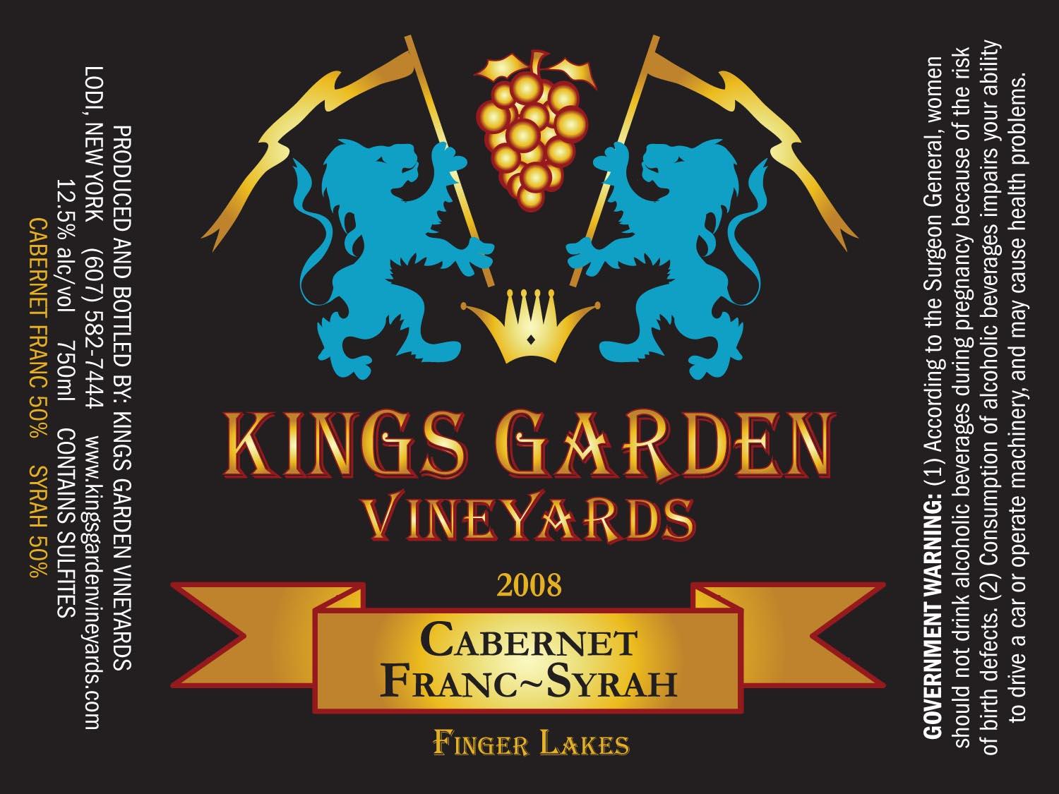 Franc Syrah Kings Garden