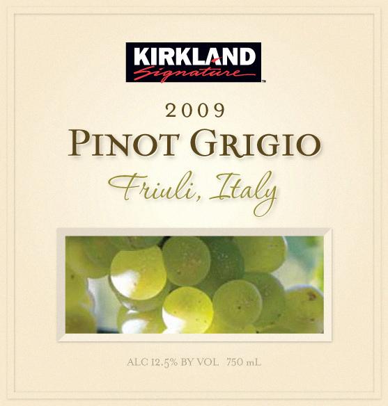 Kirkland Signature Friuli Grave Pinot Grigio