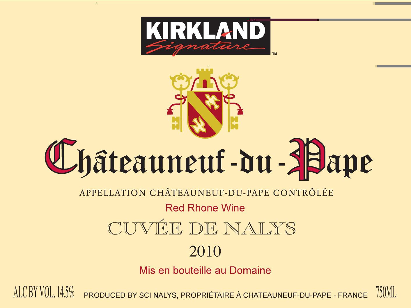 Châteauneuf - Du - Pape Cuvée De Nalys
