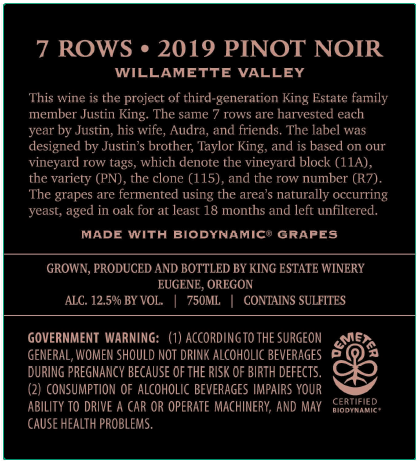 Pinot Noir Willamette Valley