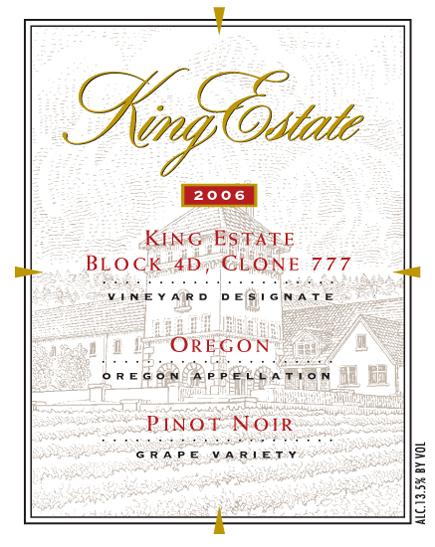 Vineyard King Estate Block 4d Clone 777 Designate 1