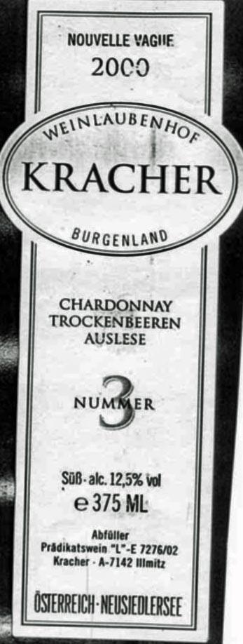 Chardonnay Trockenbeerenauslese Nouvelle Vagie