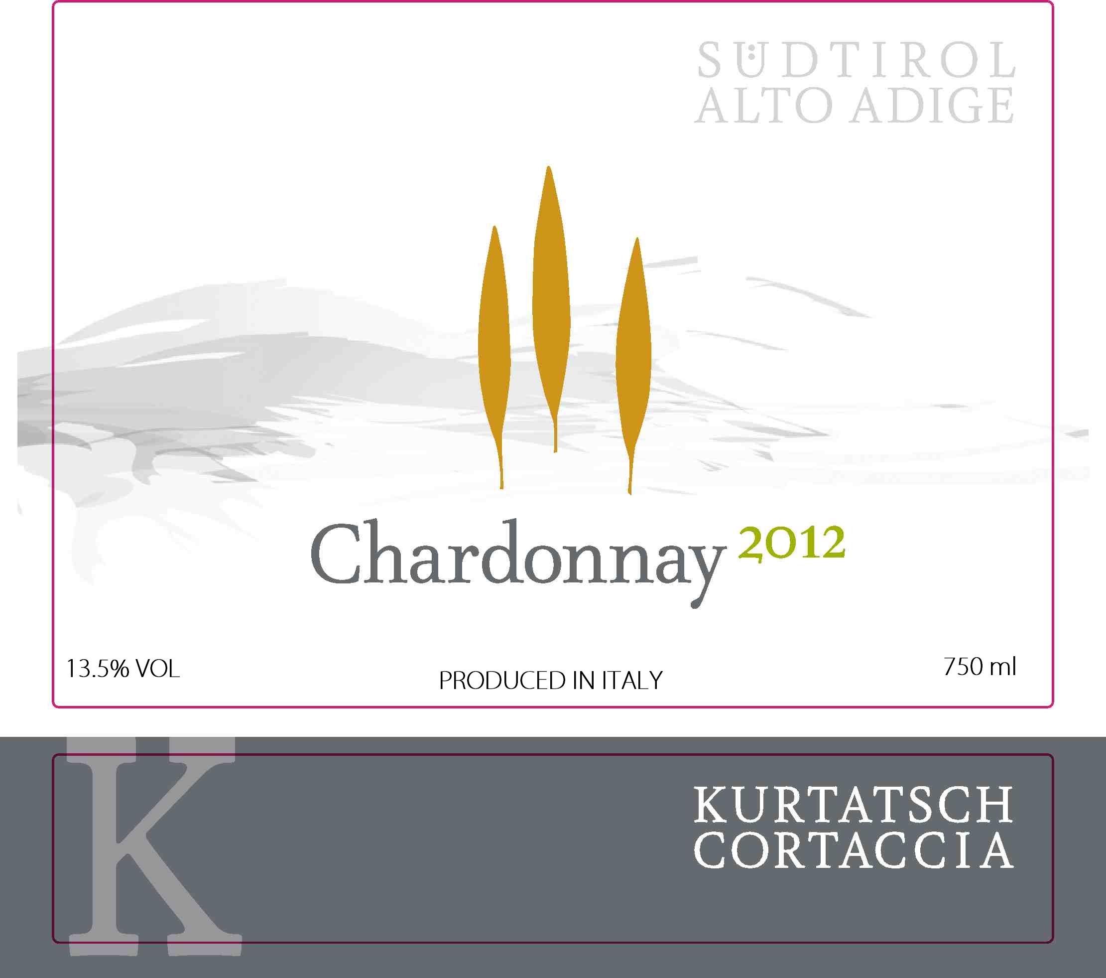 Chardonnay Sudtirol Alto Adige