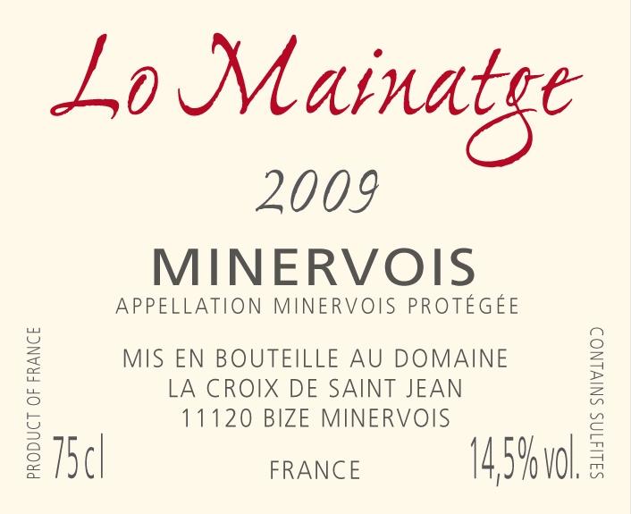Minervois Red Wine