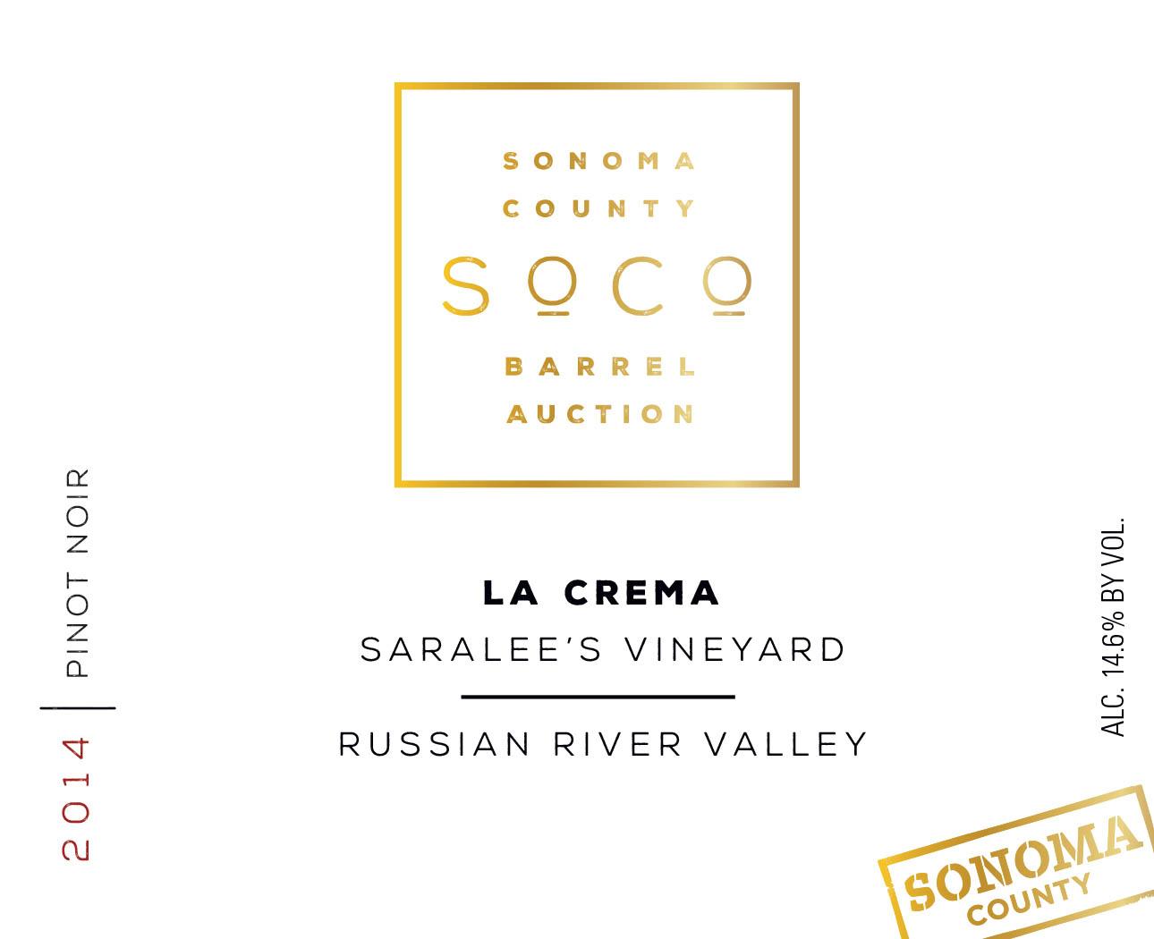 Saralee's Vnyd So Co Barrel Auction