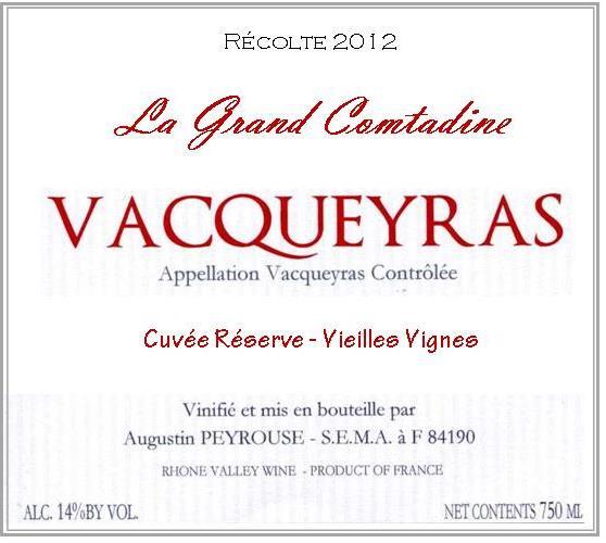 Cuvee Reserve Vieilles Vignes