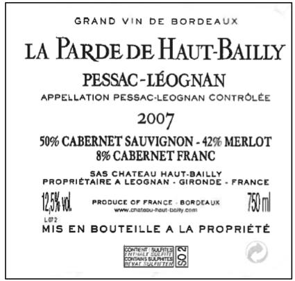 La Parde De Haut Bailly