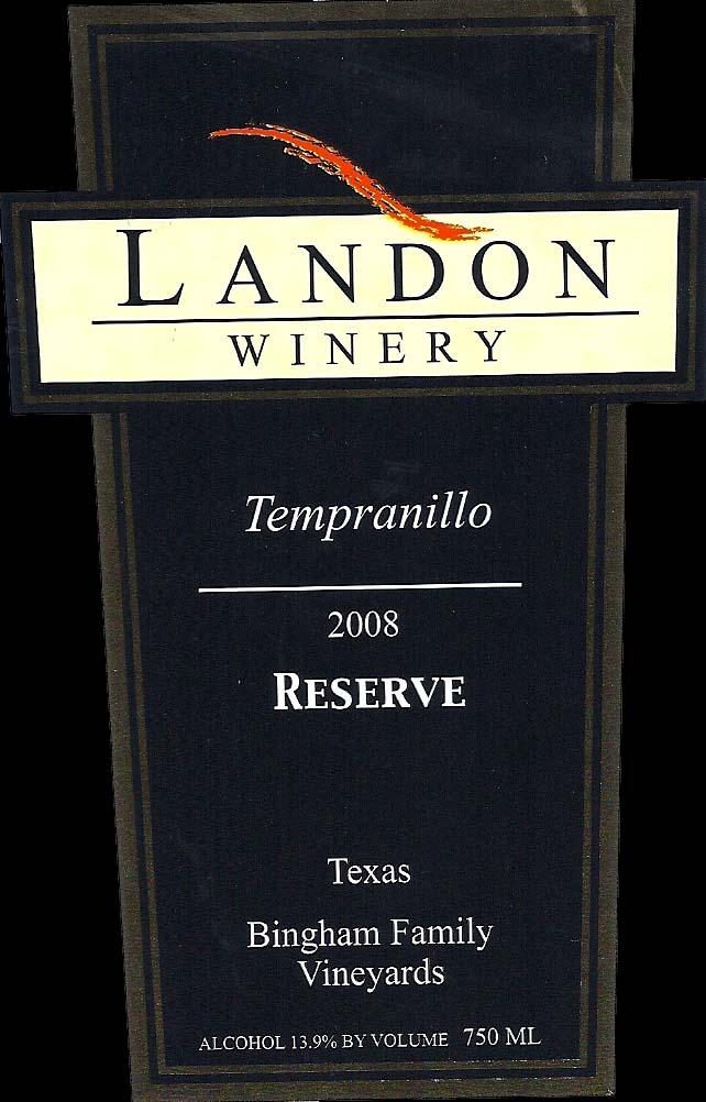 Tempranillo Reserve