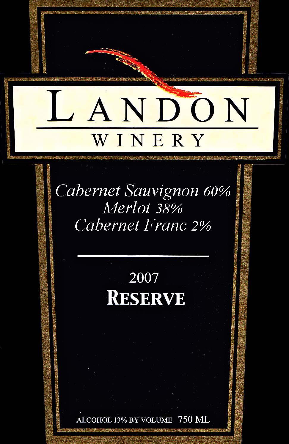 Cabernet Sauvignon Merlot Cabernet Franc Reserve