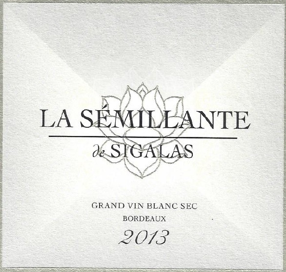 La Semillante De Sigalas Grand Vin Blanc Sec