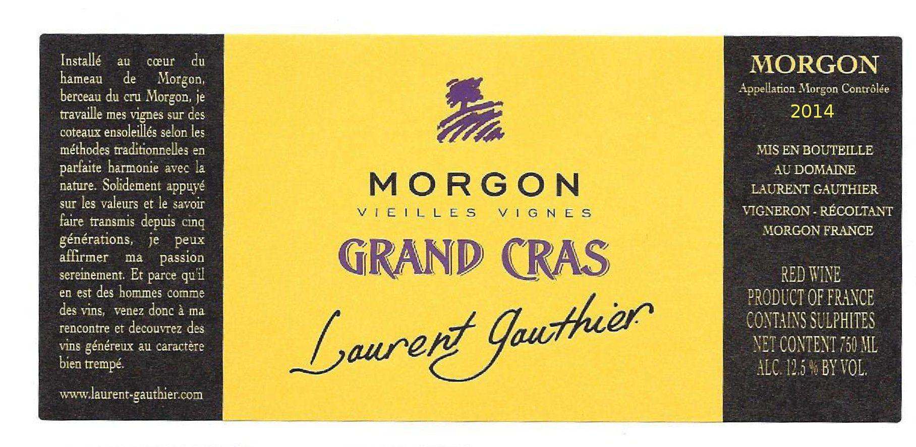 Domaine Laurent Gauthier Morgon
