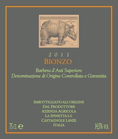 Bionzo Barbera D'asti