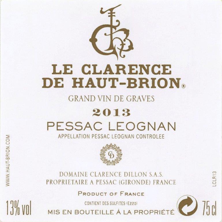 Le Clarence De Haut - Brion® Grand Vin De Graves
