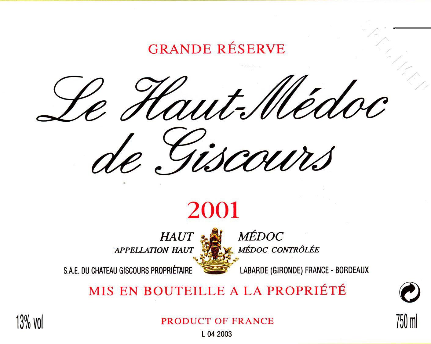 Haut Grande Réserve