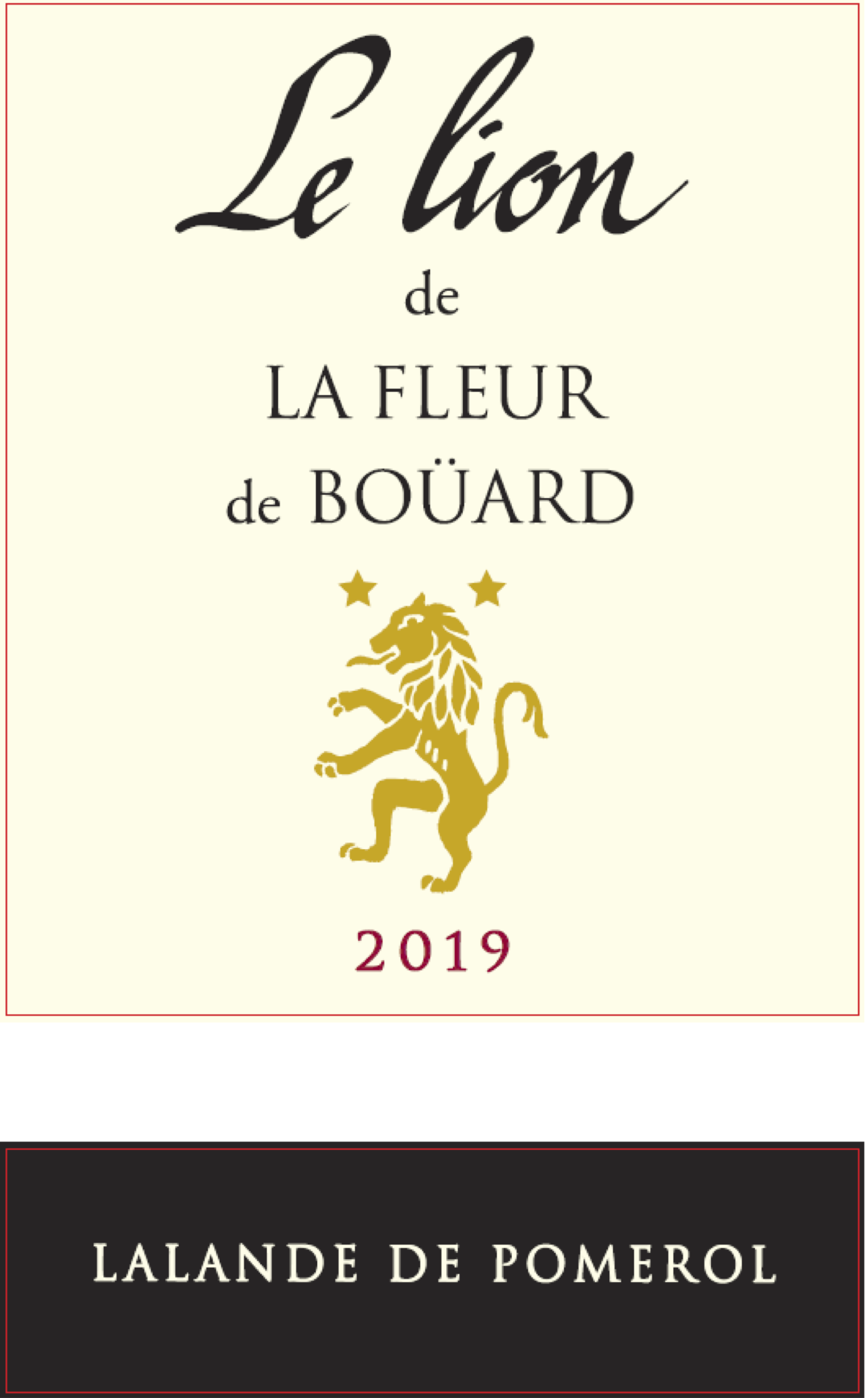 Le Lion De La Fleur De Boüard