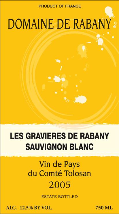 Les Gravieres De Rabany Sauvignon Blanc