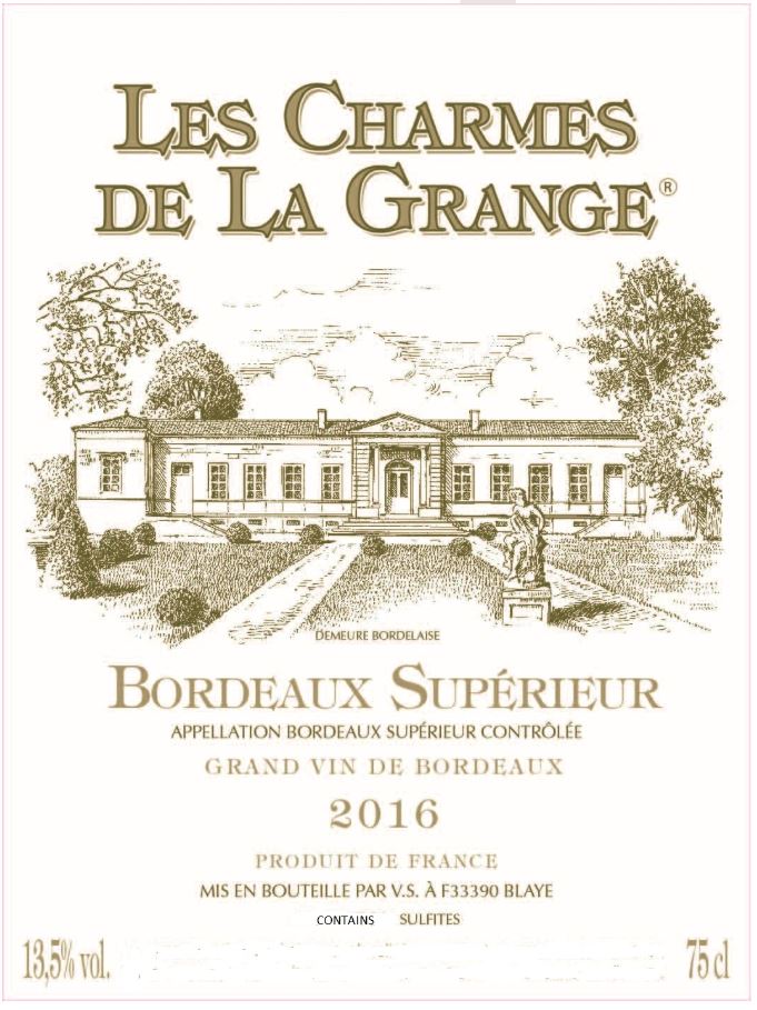 Les Charmes De La Grange Bordeaux Superieur