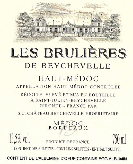Les Brulières De Beychevelle