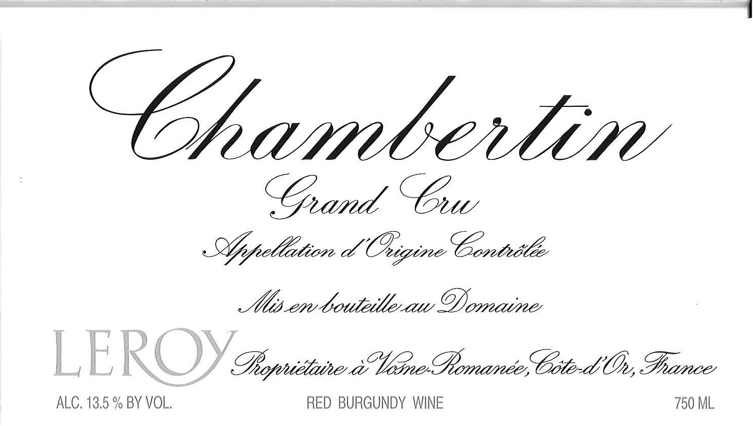 Chambertin Grand Cru