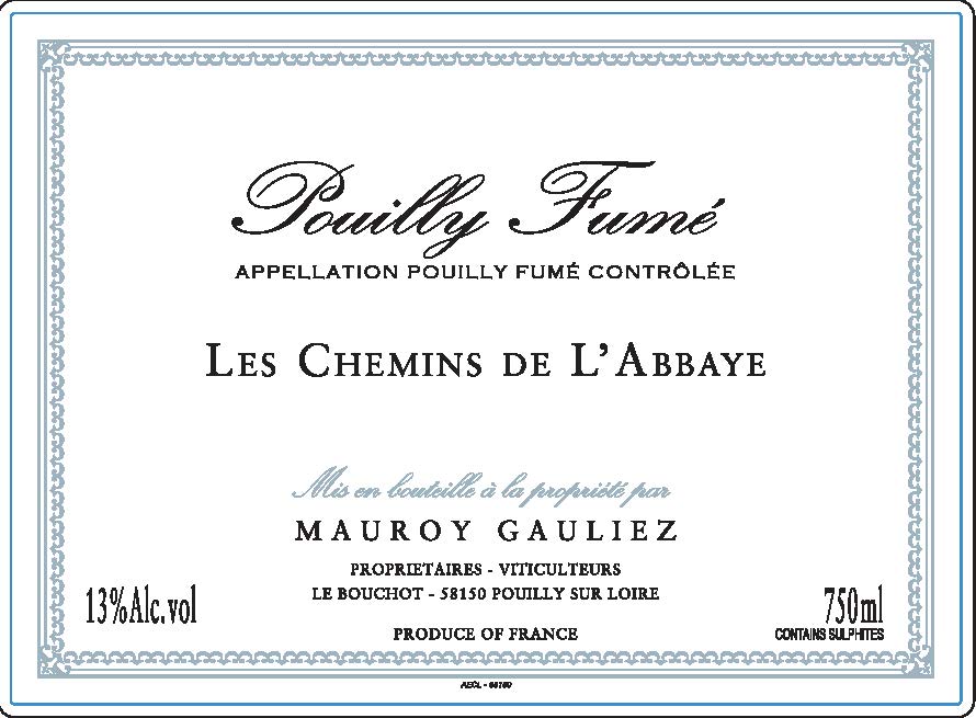 Les Chemins De L'abbaye Sauvignon Blanc Pouilly Fume