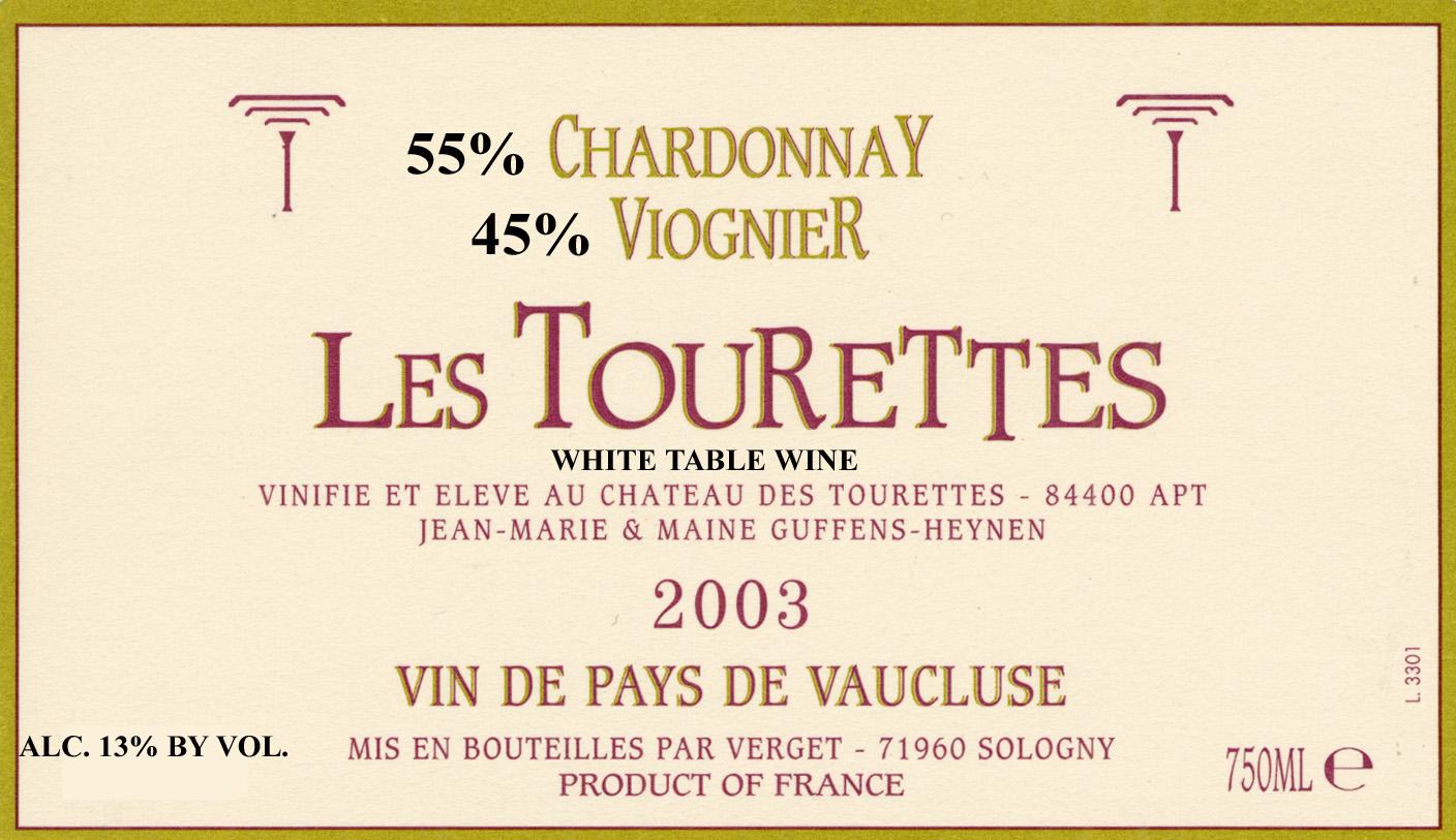 Les Tourettes White Table Wine