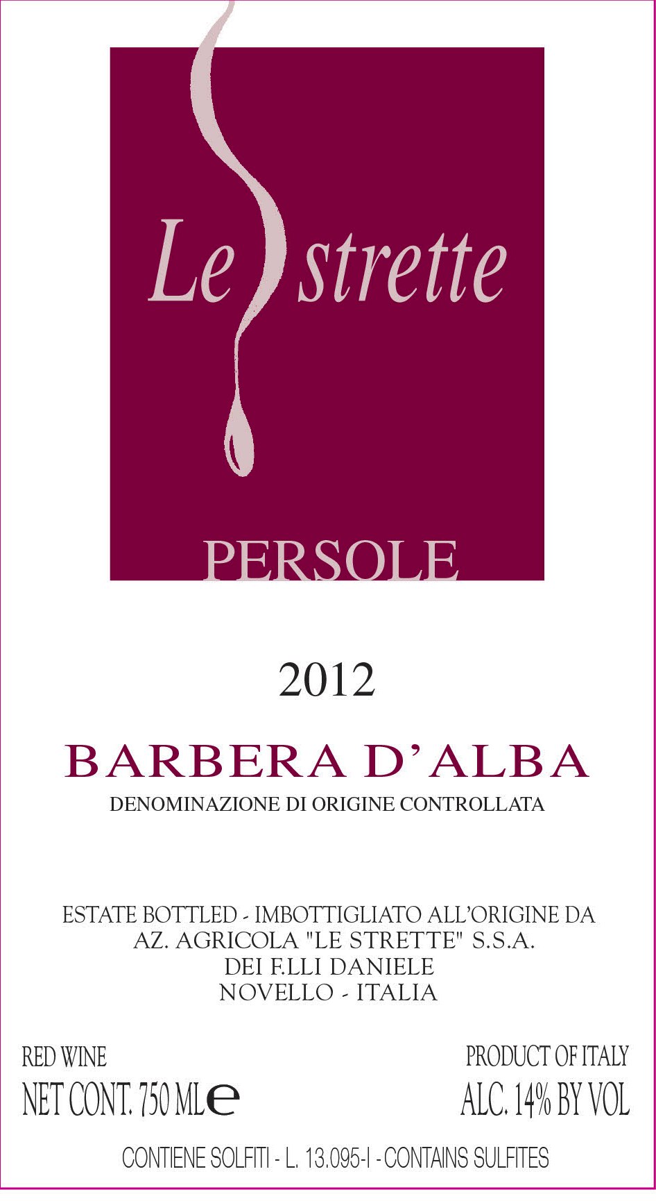 Barbera D'alba