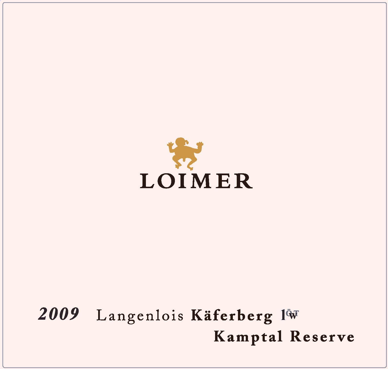 Langenlois Käferberg 1 Loimer Reserve